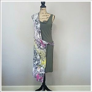 Anthropologie Leifsdottir Wrap Dress Size L